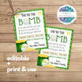 customizable st patricks day chocolate bomb gift tags for appreciation thank you ideas